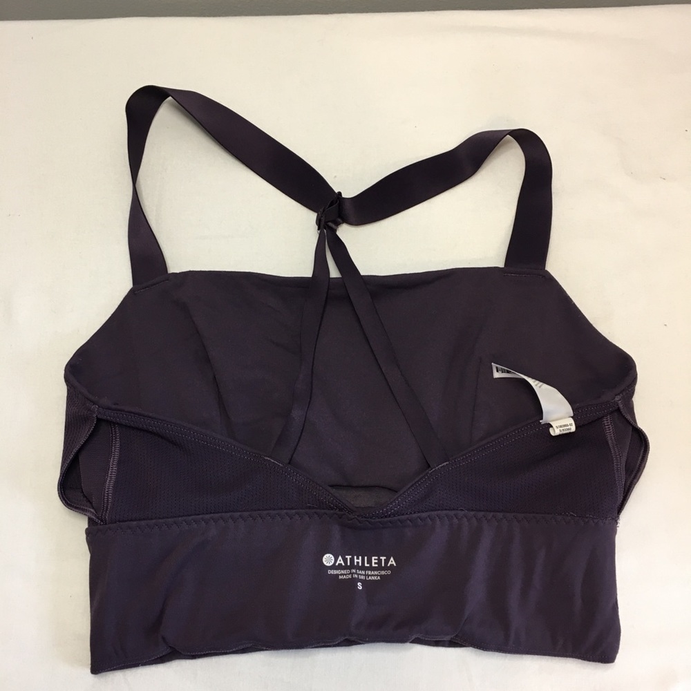 Athleta Lotus Sports Bra in Plum, S - Picture 9 of 11